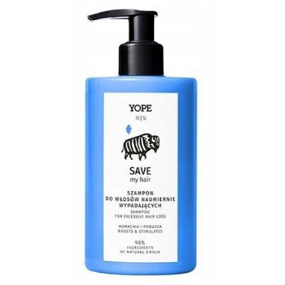 YOPE Men Save My Hair Szampon dla mężczyzn do nadmiernie wypadających włosów, 300 ml