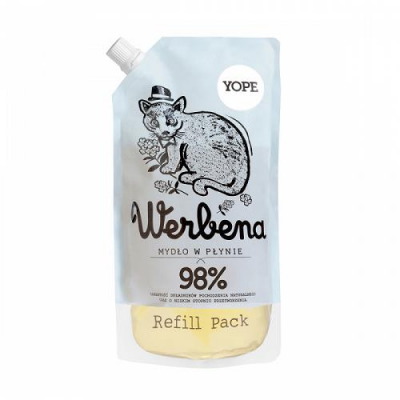YOPE REFILL PACK Mydło w płynie WERBENA opakowanie uzupełniające 500 ml