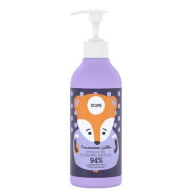 YOPE żel pod prysznic dla dzieci pomarańcza i jabłko, 400ml