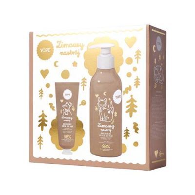Yope Zimowy nastrój Zestaw Krem do rąk, 50 ml + Mydło do rąk, 300 ml