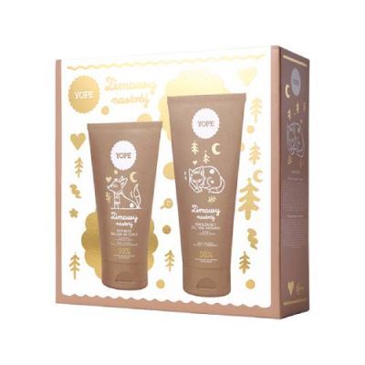 Yope Zimowy nastrój Zestaw Nawilżający żel pod prysznic, 200 ml + Odżywczy balsam do ciała, 150 ml