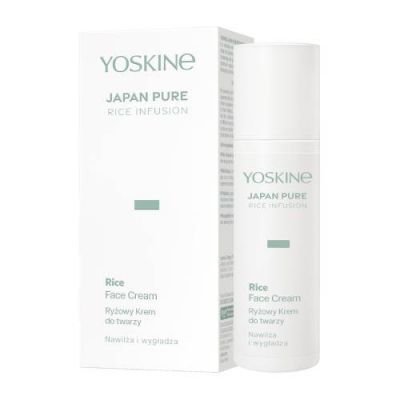 Yoskine Japan Pure Rice Infusion Ryżowy krem do twarzy, 50 ml