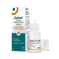 ZABAK 0,25 mg/ml Krople do oczu na alergię, 5ml  KRÓTKA DATA 28.02.2025