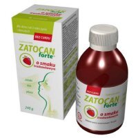 ZATOCAN FORTE płyn smak truskawkowy 240 g