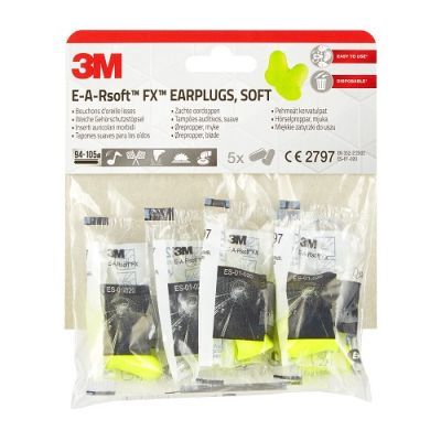 ZATYCZKI DO USZU EARSOFT FX 5 par