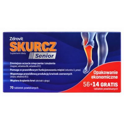 Zdrovit Skurcz Senior, 70 tabl. powl.