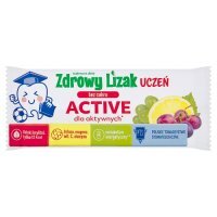 Zdrowy Lizak Uczeń Active dla aktywnych bez cukru smak winogrono-cytryna, 1 szt.