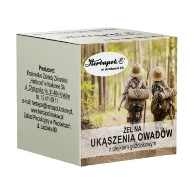 Żel na ukąszenia owadów z olejkiem goździkowym, 20 g