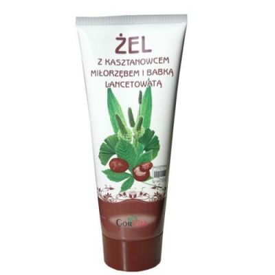 Żel z kasztanowcem, miłorzębem i babką lancetowatą, 200 ml