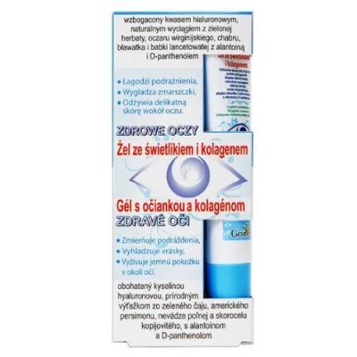 ŻEL ZE ŚWIETLIKIEM I KOLAGENEM pod oczy 20 ml GORVITA