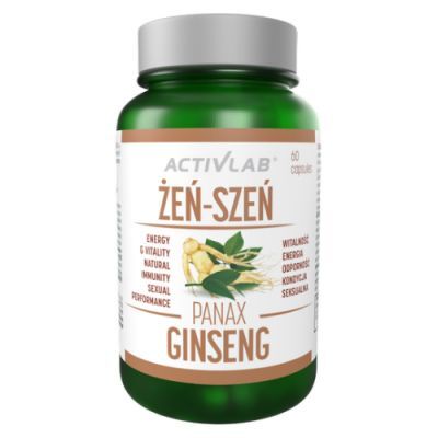 ŻEŃ-SZEŃ Panax Ginseng 60 kapsułek Activlab Pharma