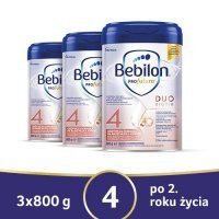 Zestaw 3 x Bebilon Profutura Duobiotik 4 Odżywcza formuła na bazie mleka dla dzieci po 2. roku życia, 800 g