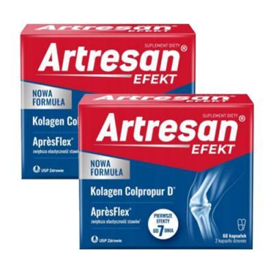 Zestaw Artresan Efekt, 2 x 60 kaps.