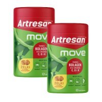 Zestaw Artresan Move żelki o smaku ananasowym, 2 x 150 g