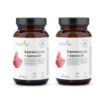 Zestaw Aura Herbals Czerwony ryż + karczoch, 2 x 60 kaps.