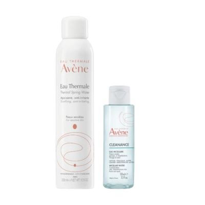 Zestaw AVENE Woda termalna aerozol, 300ml + AVENE CLEANANCE Woda micelarna, 100ml