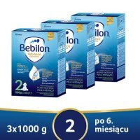 Zestaw Bebilon 2 Pronutra Advance Mleko następne po 6. miesiącu, 3x1000g