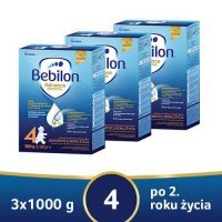 Zestaw Bebilon 4 Pronutra Advance Junior Formuła na bazie mleka po 2. roku życia, 3x 1000g
