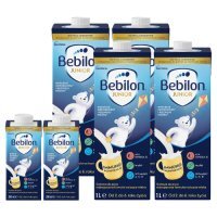 Zestaw Bebilon Junior Gotowa do picia wzbogacona formuła na bazie mleka od 2. do 6. roku życia, 4x 1l + 2x 200 ml