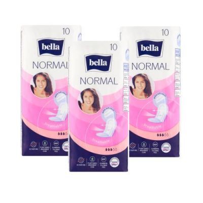 Zestaw Bella Normal Podpaski higieniczne, 3 x 10 szt.