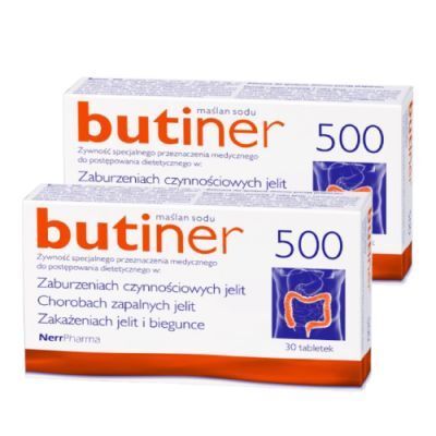 Zestaw Butiner 500, 2 x 30 tabl.