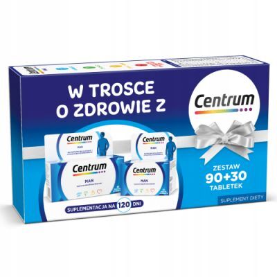 Zestaw Centrum Man Witaminy dla mężczyzn, 90+30 tabl.