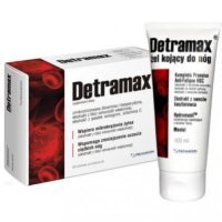 Zestaw DETRAMAX - 60 tabletek + żel chłodzący do nóg - 100 ml