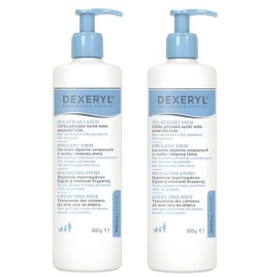 Zestaw DEXERYL Emolient Krem do skóry suchej i atopowej, 2 x 500 g