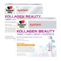 Zestaw Doppelherz System Kollagen Beauty płyn, 60 amp. x 25 ml (liczi melon + pomarańcza marakuja)