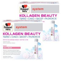 Zestaw Doppelherz System Kollagen Beauty płyn, 60 amp. x 25ml