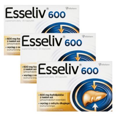 Zestaw Esseliv 600, 3 x 30 kaps.