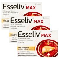 Zestaw Esseliv Max 450 mg, 3 x 30 kapsułek
