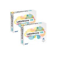 Zestaw Laktoferyna 100, 2 x 15 kaps.
