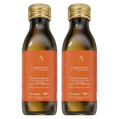 Zestaw MyBestProtect smak gumy balonowej, 2 x 250 ml