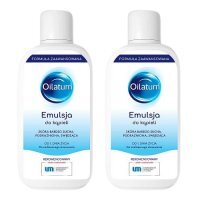 Zestaw OILATUM Formuła zaawansowana Emulsja do kąpieli skóra bardzo sucha, podrażniona, swędząca, 2 x 400 ml