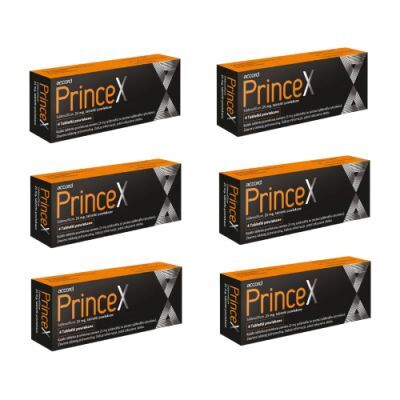 Zestaw Princex 25 mg, 6 x 4 tabletki powlekane