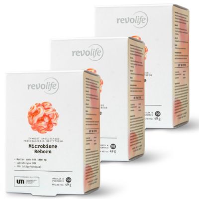 Zestaw Revolife Microbiome Reborn, 3x 90 kapsułek