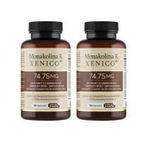 Zestaw Xenico Monakolina K, 2 x 90 kaps.