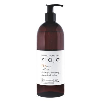 ZIAJA BALTIC HOME SPA FIT Żel 3w1 do mycia twarzy, ciała i włosów 500 ml