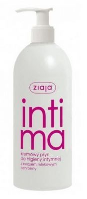 ZIAJA INTIMA kremowy płyn do higieny intymnej z kwasem mlekowym 500 ml