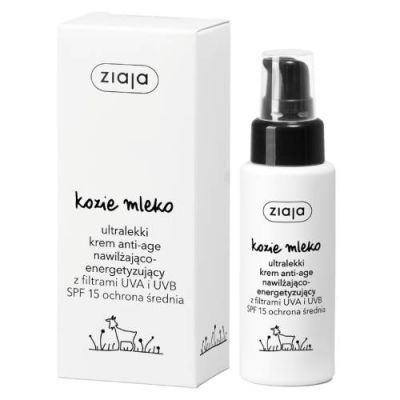 Ziaja Kozie Mleko Krem anti-age z filtrami UVA i UVB SPF15, 50 ml