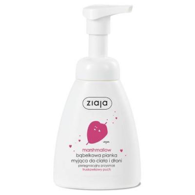 ZIAJA MARSHMALLOW Bąbelkowa pianka myjąca do ciała i dłoni 250 ml