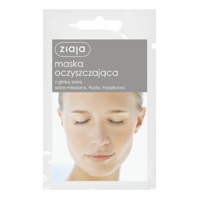 ZIAJA maseczka oczyszczająca z glinką szarą 7 ml