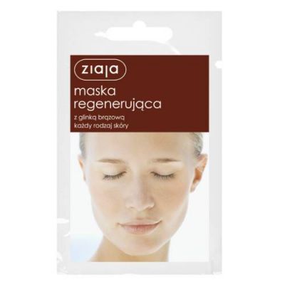 ZIAJA maseczka regenerująca z glinką brązową 7 ml