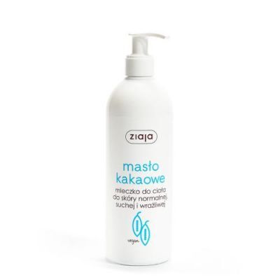 ZIAJA Masło Kakaowe Mleczko do ciała do skóry normalnej, suchej i wrażliwej, 400 ml