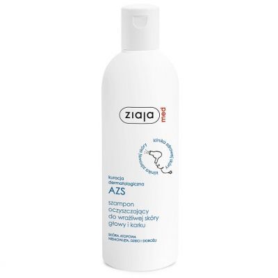 ZIAJA MED KURACJA AZS szampon oczyszczający do wrażliwej skóry głowy i karku 300 ml