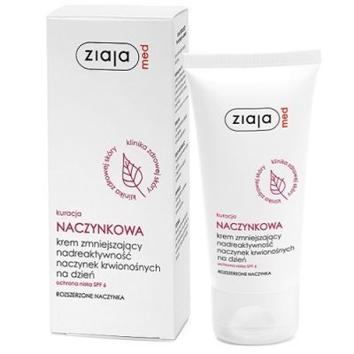 ZIAJA MED KURACJA NACZYNKOWA krem zmniejszający nadreaktywność naczynek krwionośnych na dzień 50 ml