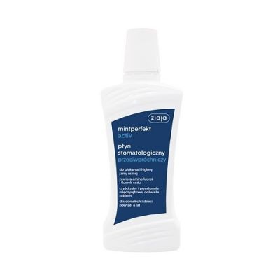 ZIAJA MINTPERFEKT ACTIV płyn przeciw próchnicy 500 ml