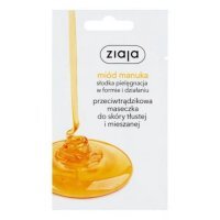 ZIAJA MIÓD MANUKA Maseczka przeciwtrądzikowa do skóry tłustej i mieszanej 7 ml