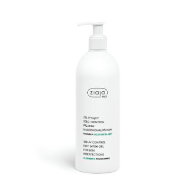 Ziaja Pro Program Oczyszczający Żel myjący sebo-kontrol przeciw niedoskonałościom, 500 ml
